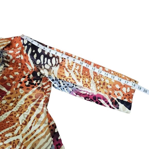 Transitions Multicolored Blazer Size 4 - Picture 13 of 15